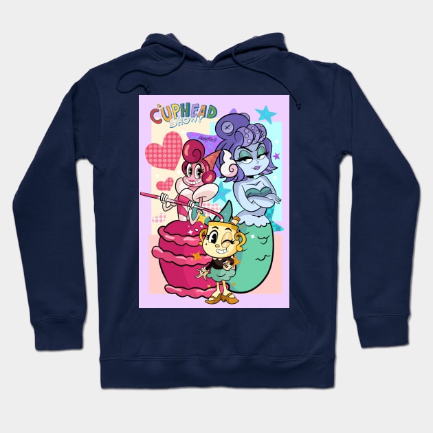 Cuphead girls Hoodie by Klaudiapasqui 96